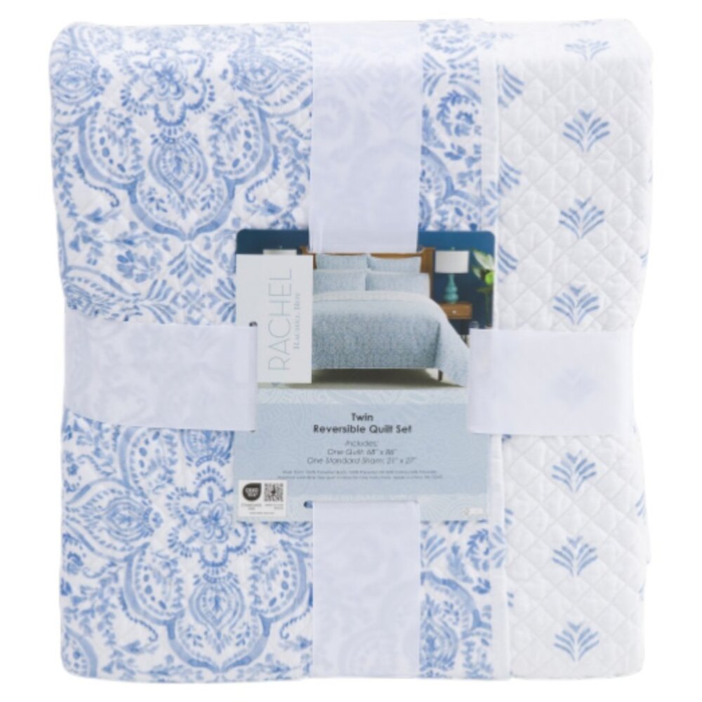 RACHEL RACHEL ROY Medallion Reversible Quilt Set